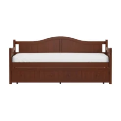 Staci Wood Daybed With Trundle Twin - Cherry - Hillsdale Furniture -Baxton Studio Sale Shop GUEST 10c298dd c7f3 4bfa ab37 c0385965036e