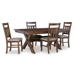 5pc Landon Dining Set - Powell Company -Baxton Studio Sale Shop GUEST 12026d29 ab82 47de ae92 75a096f30c28