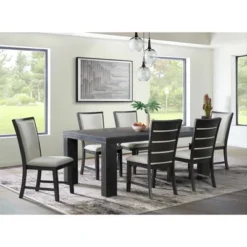 2pc Jasper Dining Slat Back Side Chair Set Black - Picket House Furnishings -Baxton Studio Sale Shop GUEST 1271f60c fb2a 4222 9baf 7f24ee677b86