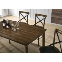 Somers Rectangular Counter Height Dining Table Oak - HOMES: Inside + Out -Baxton Studio Sale Shop GUEST 127ee377 4bcf 419a bb3d 964e08e6b0c5