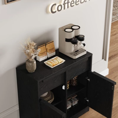 Sideboard Buffet Cabinet With 2 /4Drawers, 31.5" /62.4"Large Coffee Cabinet With Storage, Modern Storage Buffet Table For Kitchen Dining Room 6 Sideboard Buffet Cabinet With 2 /4Drawers, 31.5" /62.4"Large Coffee Cabinet With Storage, Modern Storage Buffet Table For Kitchen Dining Room - Image 6