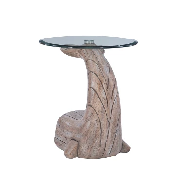 Weldon Whale Side Table Driftwood - Powell Company 3 Weldon Whale Side Table Driftwood - Powell Company - Image 3