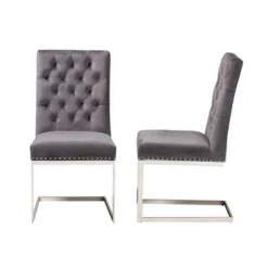 2pc Sherine Velvet Fabric And Metal Dining Chair Set - Baxton Studio 12 2pc Sherine Velvet Fabric And Metal Dining Chair Set - Baxton Studio -Baxton Studio Sale Shop GUEST 14a24324 c3de 43e5 93f0 302d237541ac