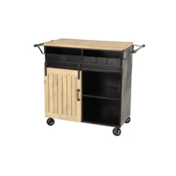 Industrial Rolling Cart Black - Olivia & May -Baxton Studio Sale Shop GUEST 14ca9f40 3987 4eaf 9822 77ed7f25d60d