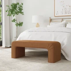 HomePop Arch Channel Bench -Baxton Studio Sale Shop GUEST 14cf288f 94f1 4069 a8d5 0ad8f471fcb3