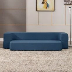 Mjkone Convertible Folding Sleeper Sofa Bed,futon Sofa Bed Memory Foam Mattress