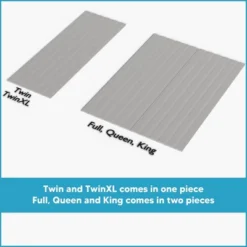 Continental Sleep, 0.75-Inch Heavy Duty Vertical Mattress Support Wooden Bunkie Board/Slats With Cover -Baxton Studio Sale Shop GUEST 14fc7626 bbff 439d 8708 a028544383f7