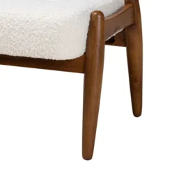 Baxton Studio Jeanine Japandi Cream Boucle Fabric And Walnut Brown Finished Rubberwood Ottoman Footstool -Baxton Studio Sale Shop GUEST 1504eae6 dde4 4939 9239 55bb8a8fa2bd