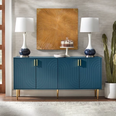 Tabaria Sideboard Midnight Blue - Lifestorey 1 Tabaria Sideboard Midnight Blue - Lifestorey