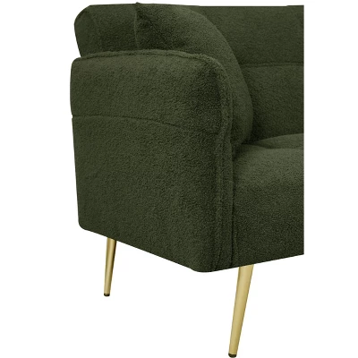 DOMETOUR 70.1 Inch Futon Sofa Bed For Living Room Bedroom, Convertible Sofa Bed Sleeper Loveseat With Armrests And 2 Pillows 9 DOMETOUR 70.1 Inch Futon Sofa Bed For Living Room Bedroom, Convertible Sofa Bed Sleeper Loveseat With Armrests And 2 Pillows - Image 9