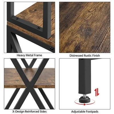 Yaheetech 5-Tier Kitchen Baker's Rack Utility Storage Shelf With 5 Shelves & Adjustable Feet 3 Yaheetech 5-Tier Kitchen Baker's Rack Utility Storage Shelf With 5 Shelves & Adjustable Feet - Image 3