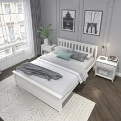 Plank+Beam™ Queen Bed -Baxton Studio Sale Shop GUEST 15f8456b 182f 408d ab9e 78d4e2dec0d6