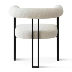 Mia Boucle Dining Chairs Set Of 2,Boasting Curved Wishbone Frame Streamlined Silhouette Armrest Dining Chairs With Three Legs-Maison Boucle 13 Mia Boucle Dining Chairs Set Of 2,Boasting Curved Wishbone Frame Streamlined Silhouette Armrest Dining Chairs With Three Legs-Maison Boucle -Baxton Studio Sale Shop GUEST 16747101 28cc 48a7 8446 e87c259624f8