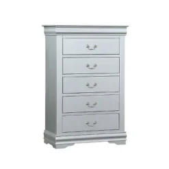 32" Louis Philippe III Chest Platinum - Acme Furniture