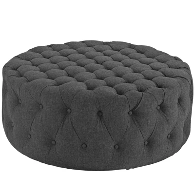 Amour Upholstered Fabric Ottoman - Modway 8 Amour Upholstered Fabric Ottoman - Modway - Image 8