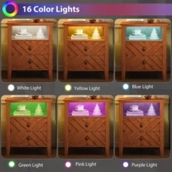 Night Stand With 2 Storage Drawers, Farmhouse Nightstand W/V-Shaped Design & Open Storage Shelf, Wooden Rustic Bedside Table 14 Night Stand With 2 Storage Drawers, Farmhouse Nightstand W/V-Shaped Design & Open Storage Shelf, Wooden Rustic Bedside Table -Baxton Studio Sale Shop GUEST 1705933d 3b91 44a9 960b e1b6e04296c3 1