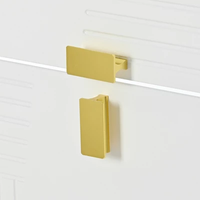 39" Modern Freestanding Shoe Cabinet With 2 Flap Drawers And 1 Slide Drawer - ModernLuxe 9 39" Modern Freestanding Shoe Cabinet With 2 Flap Drawers And 1 Slide Drawer - ModernLuxe - Image 9