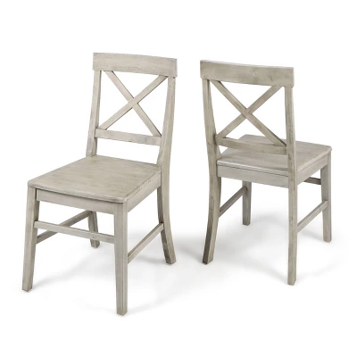 Set Of 2 Roshan Farmhouse Acacia Dining Chair - Christopher Knight Home 9 Set Of 2 Roshan Farmhouse Acacia Dining Chair - Christopher Knight Home - Image 9