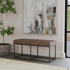 Theodore Bench - HomePop -Baxton Studio Sale Shop GUEST 17e6dacb 3a81 41d2 863a 30a06ee81173