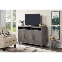 Palisades Deluxe Console TV Stand For TVs Up To 60" Gray - Martin Furniture 17 Palisades Deluxe Console TV Stand For TVs Up To 60" Gray - Martin Furniture -Baxton Studio Sale Shop GUEST 1850dd07 1a42 4446 a2eb 3584655e9701