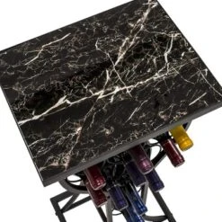 Sorbus 11 Bottle Marble Wine Rack Console Table -Baxton Studio Sale Shop GUEST 18a4a5b8 b1bb 40df b6f9 10d49bcfd620