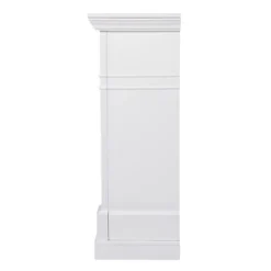 Budedar Fireplace With Marble Surround White - Aiden Lane -Baxton Studio Sale Shop GUEST 19a81bde 2ead 46a0 a7bc 4541dd4b9d3e