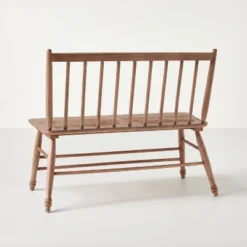 Vintage Windsor Dining Bench - Aged Oak - Hearth & Hand™ With Magnolia 8 Vintage Windsor Dining Bench - Aged Oak - Hearth & Hand™ With Magnolia -Baxton Studio Sale Shop GUEST 1a9c78c2 a4fe 4716 b21b 10adb0f2c173