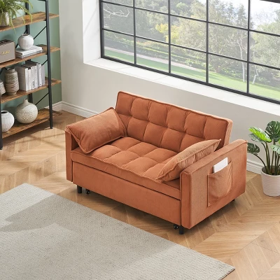 Sleeper Sofa,Modern Sleeper Sofa With Pockets And Two Pillows,Pull-Out Sofa Bed,Upholstered Sofa,Sofa Couch For Living Room-Cuddlewood 10 Sleeper Sofa,Modern Sleeper Sofa With Pockets And Two Pillows,Pull-Out Sofa Bed,Upholstered Sofa,Sofa Couch For Living Room-Cuddlewood - Image 10