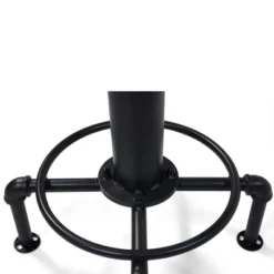 3pc Regalla Industrial Bar Height Dining Table Set Antique Black/Natural Tone - HOMES: Inside + Out -Baxton Studio Sale Shop GUEST 1b39ea7e 22dc 4db8 8eb2 bb25b3a3541a