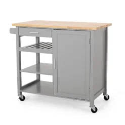 Westcliffe Contemporary Kitchen Cart With Wheels - Christopher Knight Home -Baxton Studio Sale Shop GUEST 1bb67bf5 8378 4266 888f 6882e82e1a14