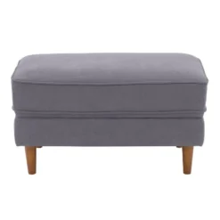 Mulberry Fabric Upholstered Modern Ottoman - CorLiving -Baxton Studio Sale Shop GUEST 1c4b5cf0 5e20 4ba2 9edf a6f04a2c517b
