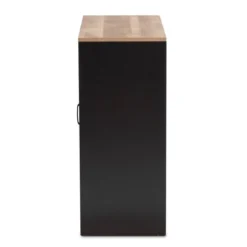 Connell Two-Tone Wood And Metal Sideboard Buffet Natural Brown/Black - Baxton Studio -Baxton Studio Sale Shop GUEST 1d1d4e12 3e44 41f4 a047 48b56b2d4de1