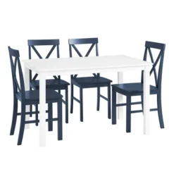5pc Contemporary Transitional Dining Set - Saracina Home -Baxton Studio Sale Shop GUEST 1d3ebd95 33c9 4533 a027 4652e3b2e42a