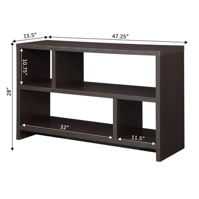 Northfield Console TV Stand For TVs Up To 50" With Shelves Espresso - Breighton Home 3 Northfield Console TV Stand For TVs Up To 50" With Shelves Espresso - Breighton Home - Image 3