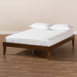 Lucina Walnut Platform Bed Frame Brown - Baxton Studio 14 Lucina Walnut Platform Bed Frame Brown - Baxton Studio -Baxton Studio Sale Shop GUEST 1e27af14 d1a3 4752 b72a 8390149fadd9