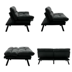 70" Sleeper Sofa Bed,Modern Linen Upholstered Convertible 2-Seater Couch With Thick Cushion For Small Spaces Living Room-Baofuwish -Baxton Studio Sale Shop GUEST 1e35d319 9d68 4dc0 9dd0 d9b2d37bd8de