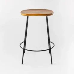 Metal Base Counter Height Barstools With Wood Seat Brown - Threshold™ Designed With Studio McGee 6 Metal Base Counter Height Barstools With Wood Seat Brown - Threshold™ Designed With Studio McGee -Baxton Studio Sale Shop GUEST 1e4ccace bdef 4ea5 8b8a b1353f4d44bf