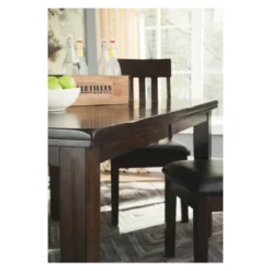 Haddigan Rectangular Extendable Dining Table Dark Brown - Signature Design By Ashley -Baxton Studio Sale Shop GUEST 1eaa241a efe0 48f4 9404 22420621a649