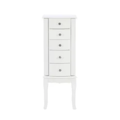 Makenzie Jewelry Armoire White - Powell Company -Baxton Studio Sale Shop GUEST 1eae3bfe 3fdc 4193 b8cf 88ceec813162