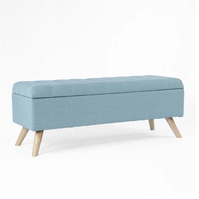 Modern Tufted Storage Bench - HomePop 9 Modern Tufted Storage Bench - HomePop - Image 9