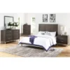 King Broomfield Panel Bed Walnut - Steve Silver Co.