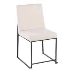 Set Of 2 High Back Fuji Dining Chairs