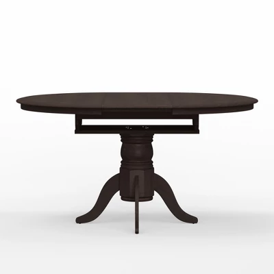 Glenwillow Home Oval Butterfly Leaf Dining Table + Slat Back Dining Chairs Dining Set 3 Glenwillow Home Oval Butterfly Leaf Dining Table + Slat Back Dining Chairs Dining Set - Image 3