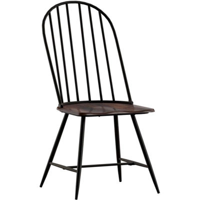 Set Of 4 Raelyn Two-Tone Spindle Windsor Dining Chairs Black - Inspire Q 2 Set Of 4 Raelyn Two-Tone Spindle Windsor Dining Chairs Black - Inspire Q - Image 2