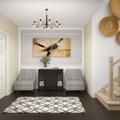 Glam Mirror And Wood Storage Cabinet Black - Olivia & May -Baxton Studio Sale Shop GUEST 2035585c f60f 416d 8584 8cf798db3c09