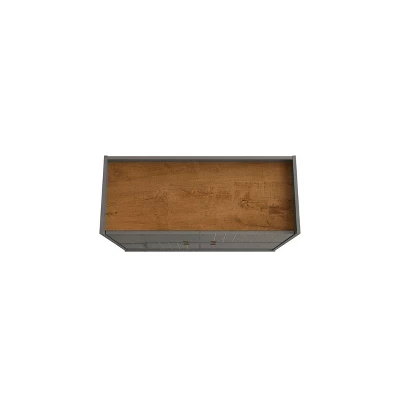 45.5" Bogart Mid-Century Modern 4 Shelf Accent Cabinet - Manhattan Comfort 5 45.5" Bogart Mid-Century Modern 4 Shelf Accent Cabinet - Manhattan Comfort - Image 5