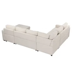 108" Pull-Out Sleeper Sofa Couches, Upholstered Modular Sectional Sofa With USB And Type-C Interfaces-ModernLuxe -Baxton Studio Sale Shop GUEST 21c18cd9 6789 4906 92e4 3cb2a160d4df