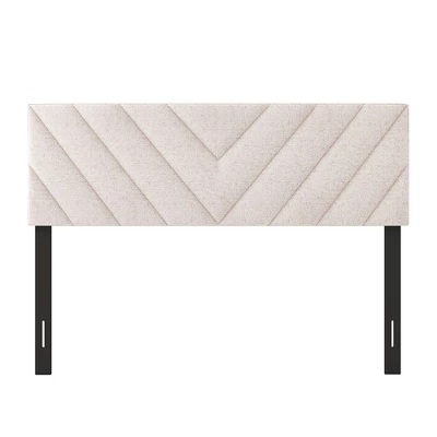 Tangkula Linen Fabric Upholstered Headboard Rectangular Headboard W/ Solid Wood Legs 9 Tangkula Linen Fabric Upholstered Headboard Rectangular Headboard W/ Solid Wood Legs - Image 9