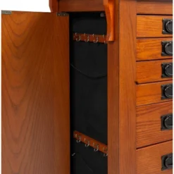 Delia Jewelry Armoire Brown - Powell Company 23 Delia Jewelry Armoire Brown - Powell Company -Baxton Studio Sale Shop GUEST 2245716a fa42 47af 9bbe f7ab634fcde4