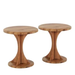 Resenkos Nightstand, Night Stand,Wood End Table, Round Sofa Side Table Vintage Nightstand,Rustic Brown 10 Resenkos Nightstand, Night Stand,Wood End Table, Round Sofa Side Table Vintage Nightstand,Rustic Brown -Baxton Studio Sale Shop GUEST 2287425c 1c40 4403 9c6e 16ea1176a415